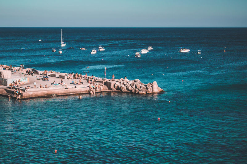 View on piglia sea