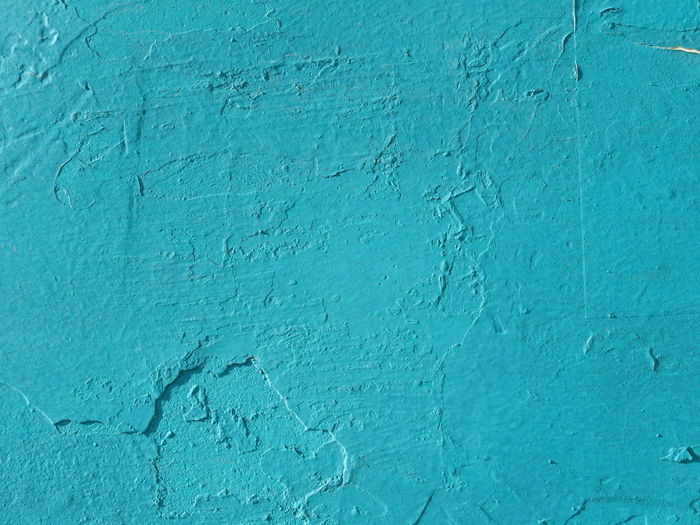 Macro shot of cracked blue