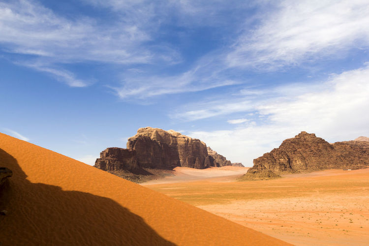 View of desert against sky