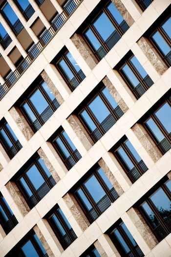 Low angle view of modern building