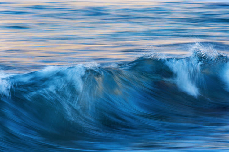 Long exposure of sea wave