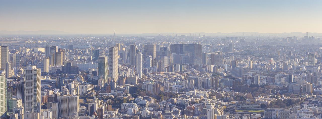 Tokyo, japan - february 10, 2016 / cityscape of tokyo in japan