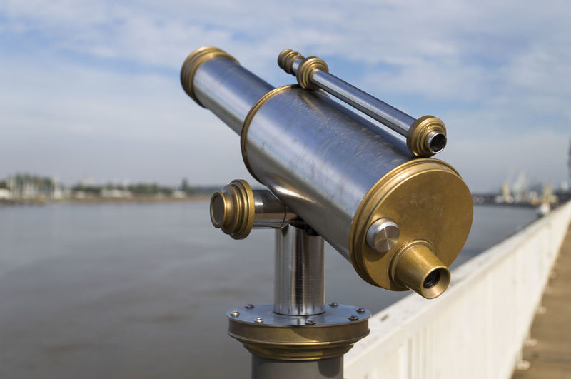 The image shows a telescope at a panoramic point