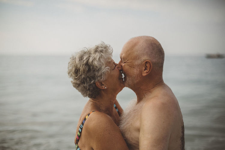 Senior couple together