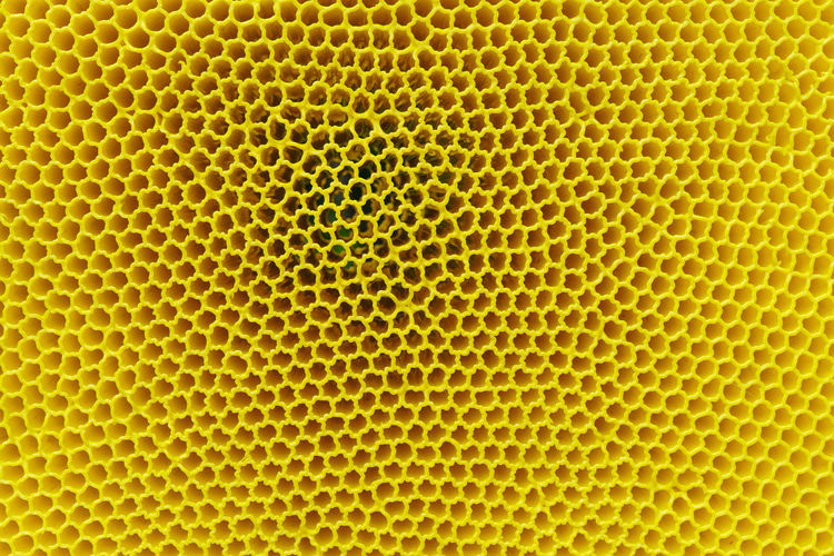 Full frame shot of abstract yellow pattern