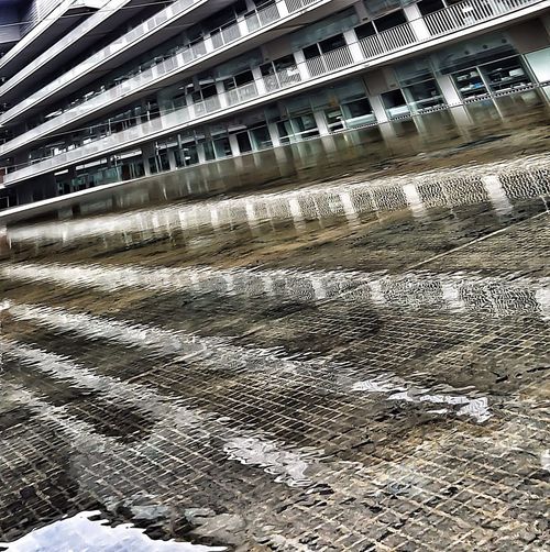 Low angle view of building in city