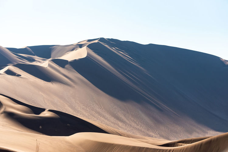 View from nature and landscapes of dasht e lut or sahara desert. middle east desert