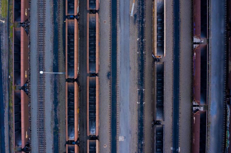 Full frame shot of railroad transportation