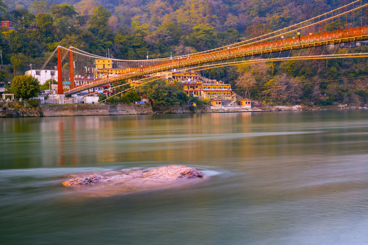 Golden gate bridge over river