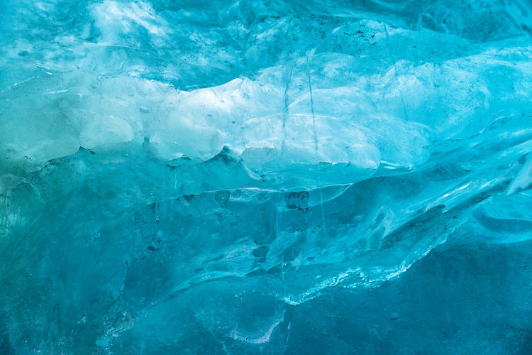 Full frame shot of blue glacier