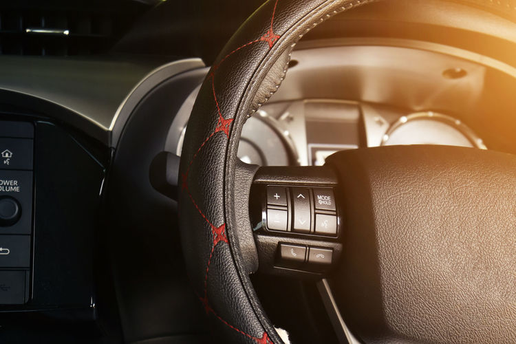 Interior of car