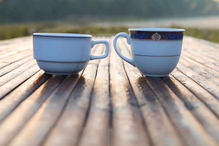 Close-up of coffee on table