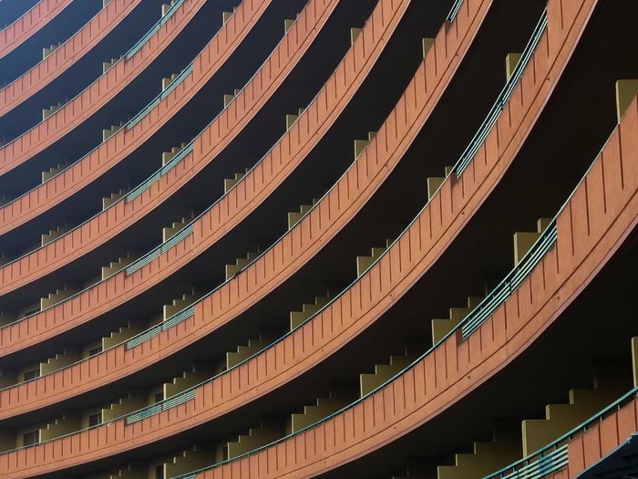 Close-up of storefront hotel in milan 