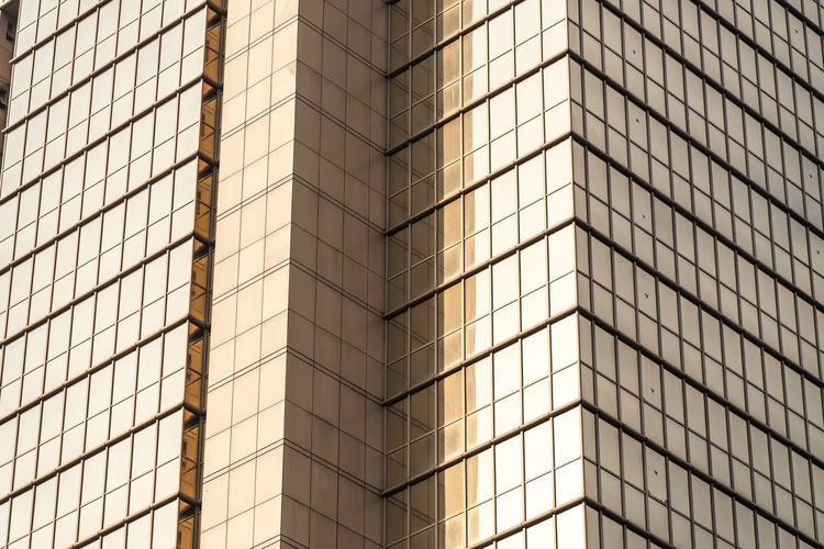Full frame shot of modern building