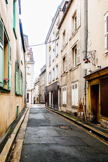 Street amidst buildings in city