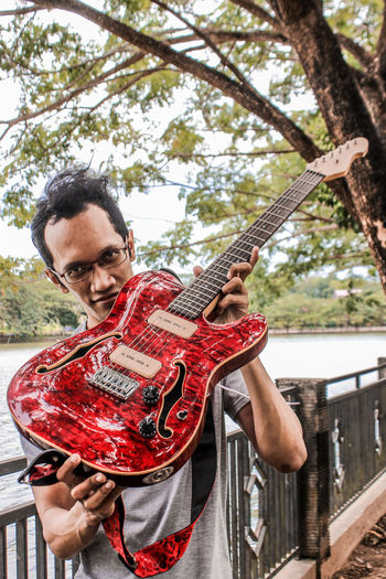 Man playing guitar