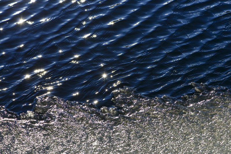 Full frame shot of sea water