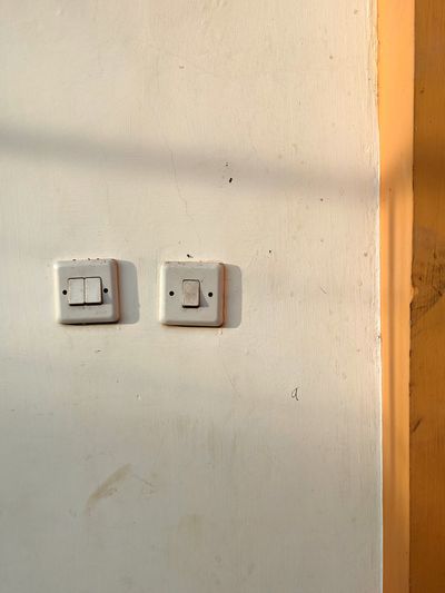 Close-up of electric lamp