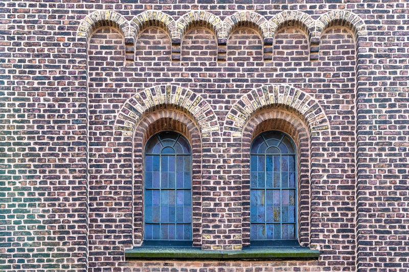 Windows of church