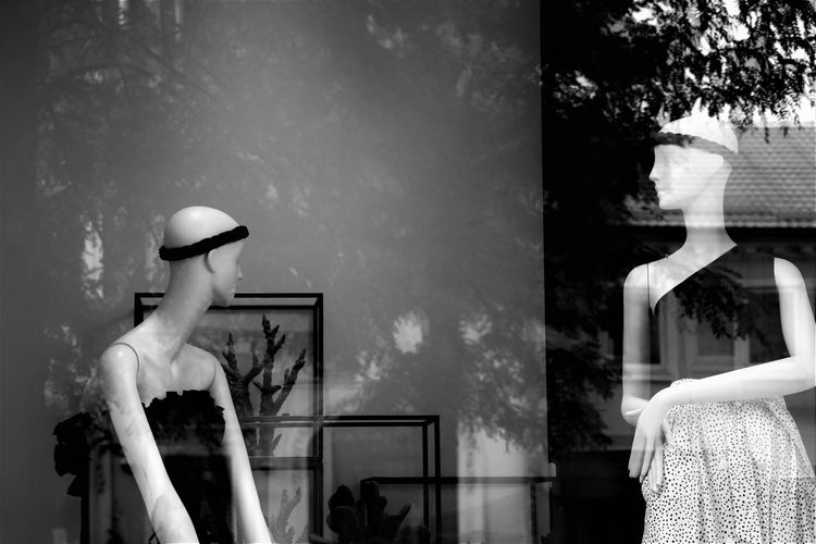 Mannequins in store