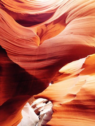 Sandstone at lower antelope canyon