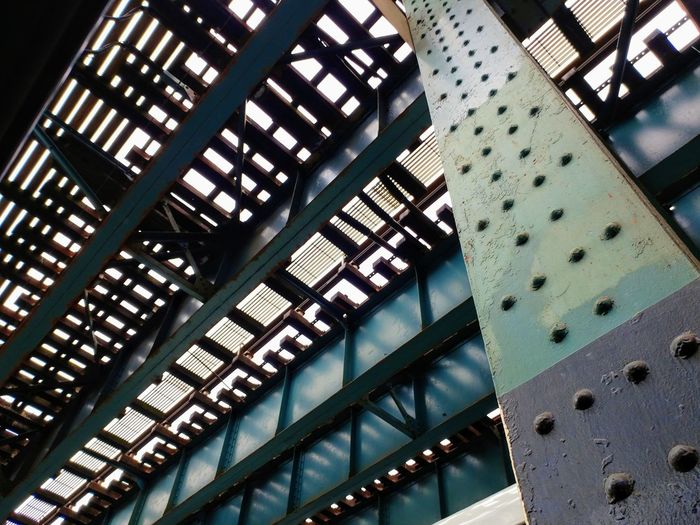 Low angle view of elevated track 