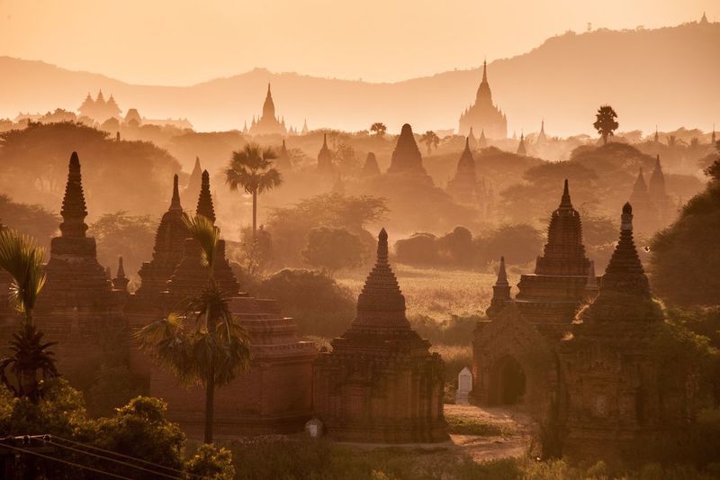 Bagan - myanmar - before the sunset 