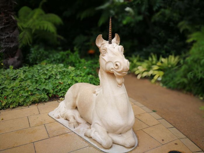 Statue of a unicorn