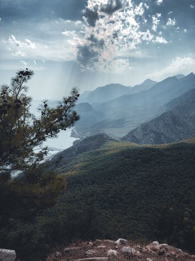 Scenic view of landscape against sky