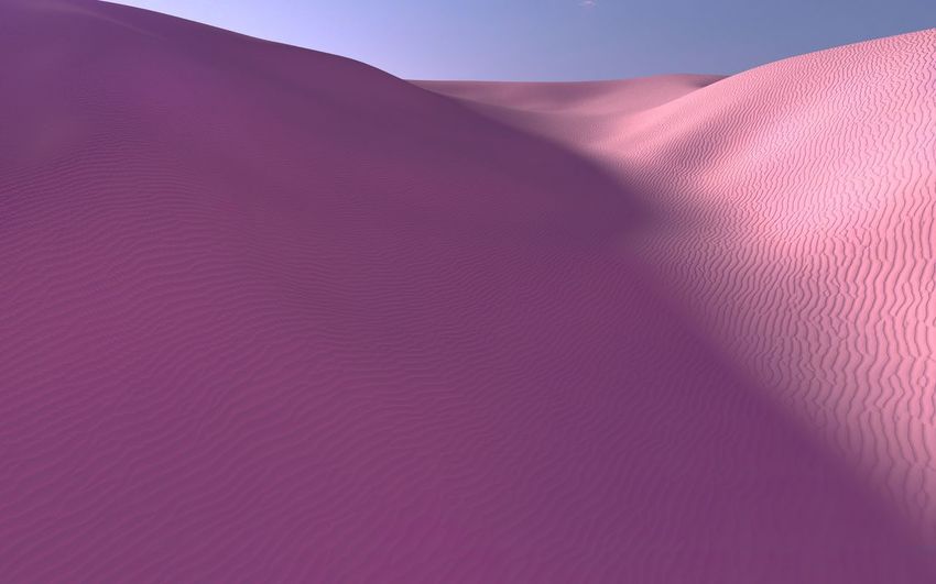 Full frame shot of pink desert against sky