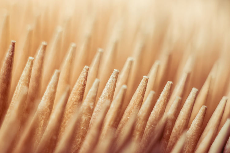 Full frame shot of toothpick