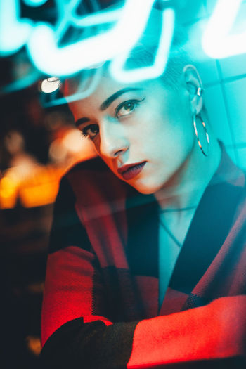 Neon series #2 EyeEm Best Shots EyeEmNewHere Night Lights Nightphotography Neon neon life Neon Lights Portrait