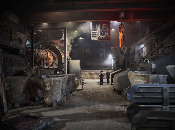 Smeltery for copper