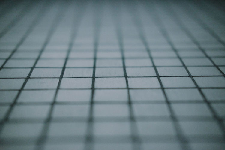 Full frame shot of grid pattern