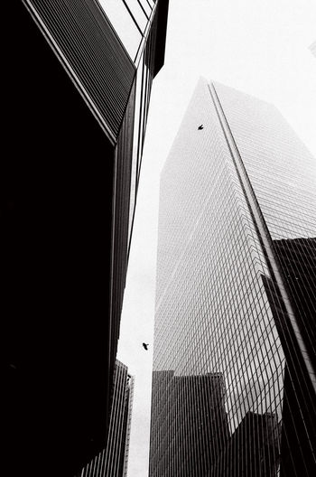 Low angle view of buildings against sky