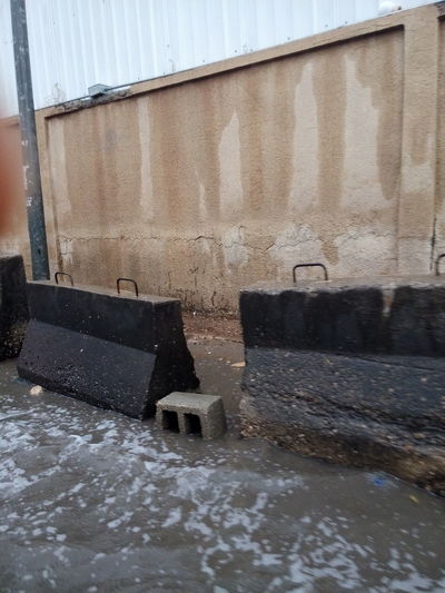 Built structure in water