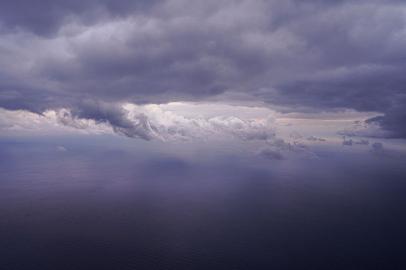 AERIAL VIEW OF CLOUDSCAPE AGAINST SKY