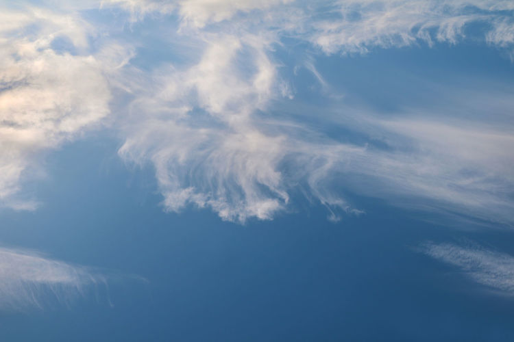 Low angle view of clouds in sky