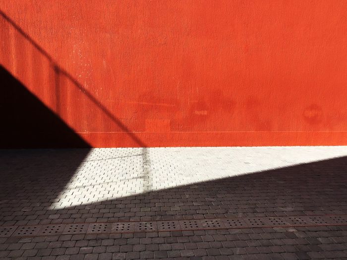 Shadow on sidewalk