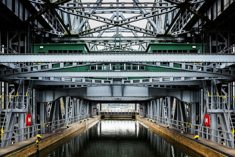 Dock in shipyard