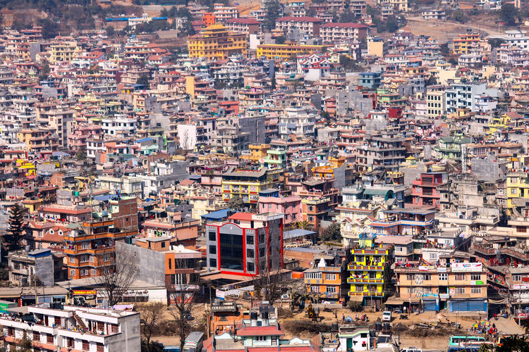 Aerial view of cityscape