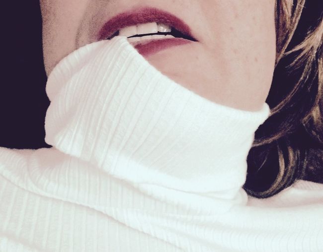 Close-up of young woman