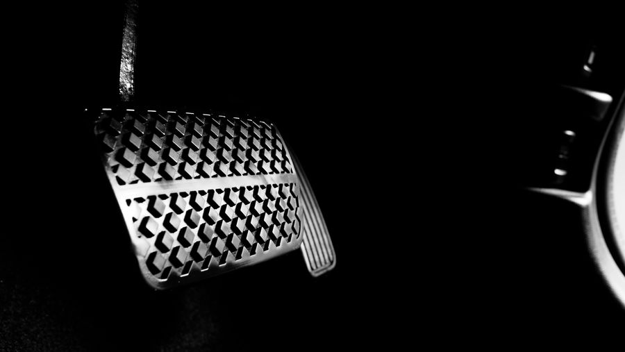 black and white