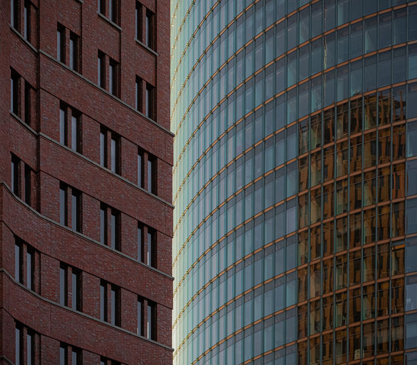 Low angle view of modern building