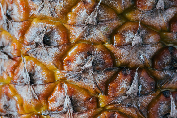Pineapple crust macro abstract texture