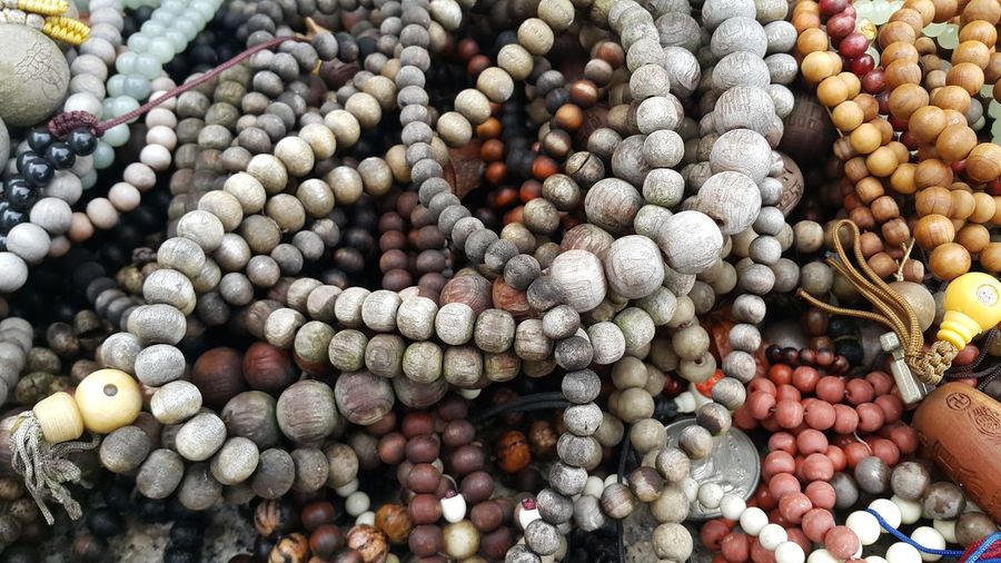Wooden rosary or praying beads