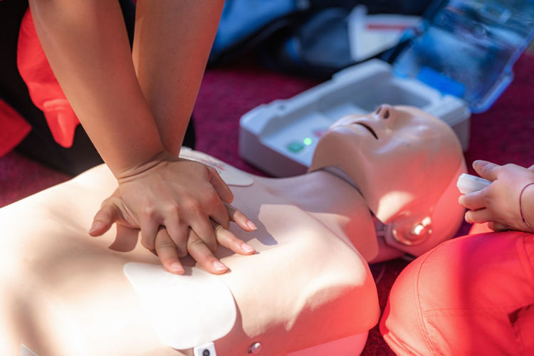 First aid cpr medical training