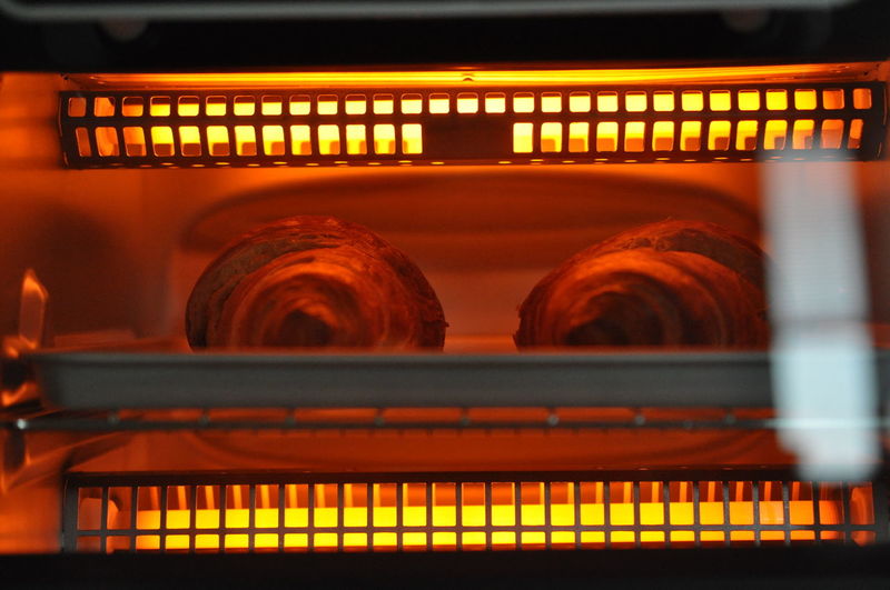 Close-up of illuminated lights