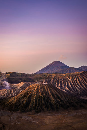 View of bromo mountain in indonesia
