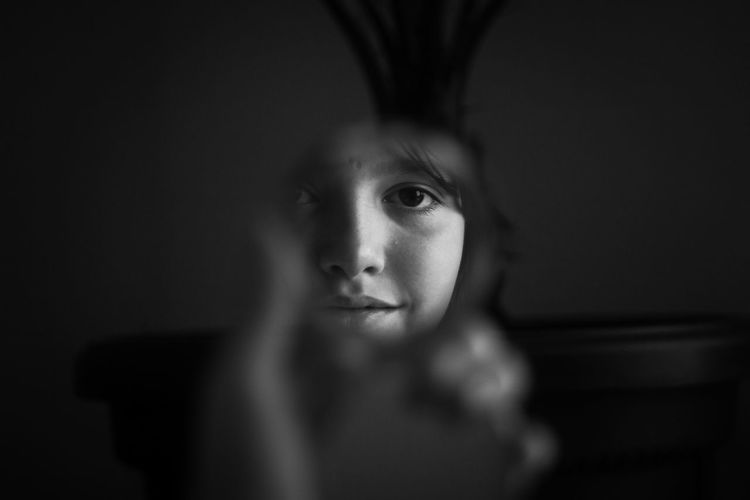 Portrait of young woman